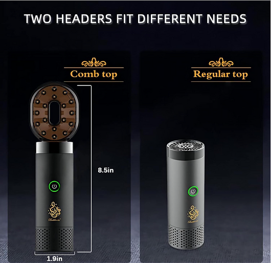 2 in 1 Portable  Electronic Incense Burner - HAMIDI USA